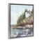 Stupell Industries Bass Harbor Lighthouse Floating Frame, design by Patti Bishop